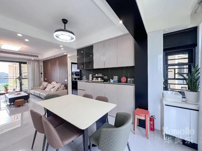 126 平現(xiàn)代風(fēng)四居室爆改:裝下所有熱愛,悅己才是王道